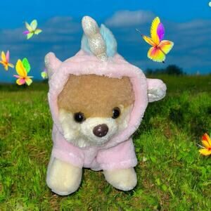 Gund 5" Itty Bitty Boo Worlds Cutest Dog Puppy Unicorn Plush Stuffed #44 Toy